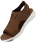 Unitysow Sandales Plats Bout Ouvert Femme Été Mode Orthopedique Slides Confortable Léger Sandales de Plage Marche,Marron,42 EU