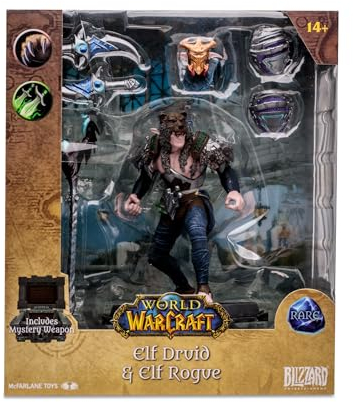 Bizak McFarlane 64386687 World of Warcraft Night Elf Rare 15c