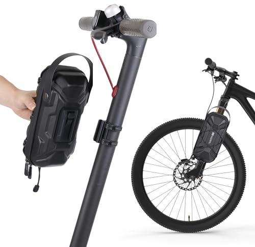 GADISTA France Sacoche Trottinette Electrique Adulte étanche 2L, Fixation innovante pour Trottinette électrique ou antivol trotinette. Sacoche Velo ou Sacoche Fourche. Accessoires XIAOMI Trottinette