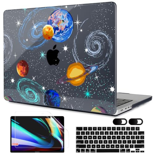 MEEgoodo Coque Rigide pour Ordinateur Portable M4 MacBook Pro 14 2024, 2023, 2021 A3112/A3401/A3185/A2918/A2992/A2779/A2442 M3 M2 M1 Pro/Max – Coque Rigide pour Ordinateur Portable Compatible avec