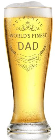 Christmas Cup Gifts for Dad | 500ml Beer Glasses | Dad Christmas Gifts for Men - Fathers Day, Birthday