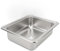 Lavabo à fermeture éclair en acier inoxydable 304 résistant aux rayures avec bonde de 40 mm pour camping-car, bateau, caravane