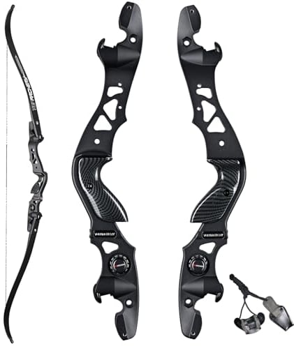 62 Zoll ILF Recurve Bogen für Erwachsene Bogenschießen Takedown Recurve Bogen ILF Wurfarme und Riser 25-60lbs Rechtshänder (40 LBS)
