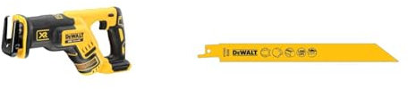 DEWALT DCS367N-XJ Brushless XR Compact Reciprocating Saw, Multi + Suitable Power Tool Accessory