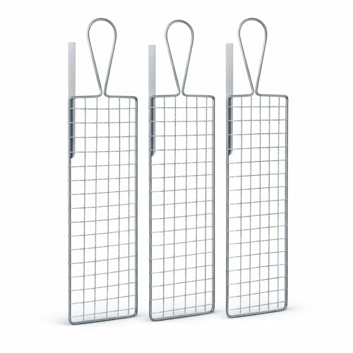 Farbabstreifgitter Abstreifgitter Farbgitter Malergitter SG SOLIDGUARD Metall verzinkt mit Biegestreifen (11 x 21 cm (3Stk))
