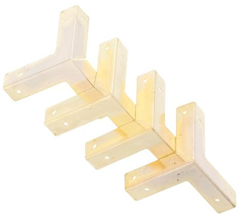 DOITOOL Eckschutz Für Möbel Aus Eisen 4-teilig Eckschutz Für Koffer Dekorative Eckabdeckung Kantenecke