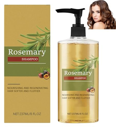 Rosmarin-Shampoo für Haarwachstum, natürliches Verdicken und Stärken, nährt das Haar weicher und flauschiger, reinigt das Haar, spendet Feuchtigkeit und hält die Kopfhaut gesund (1pcs)
