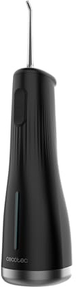 Cecotec Munddusche ToothCare Jet Liberty | 1600 Imp./Min, 130 PSI, 250 ml Tank, 4 Modi, 8 Düsen inkl. Ortho/Perio/Zunge, 360° Drehung, IPX7, kompakt & leicht
