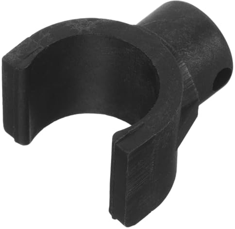 VICASKY Schwarze Fußstütze für Rollstuhl aus Abs mit Zuverlässiger Unterstützung und Schnellverschluss für Täglichen Gebrauch und Rehabilitation