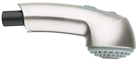 GROHE Spülbrause (Umstellung: Mousseur/Brausestrahl, für Spültischbatterien, automatische Rückstellung auf Mousseur), edelstahl, 46312SD0