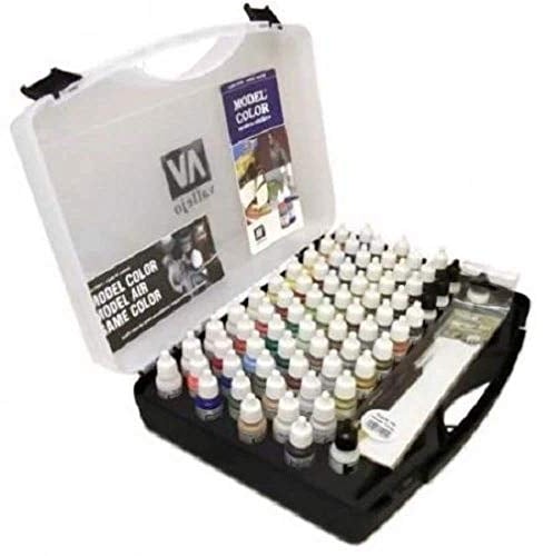 Vallejo 70172 - Hobby Range Box Set - 72 x Basic Acrylic Paints 17 ml Bottles