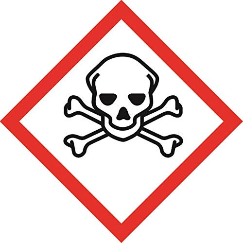 Betriebsausstattung24® Warnung vor Laserstrahl Warnschild, Alu geprägt, Gröߟe 315 mm