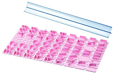 Zenker 43401 Buchstaben-Schablone zur Torten-Dekoration Candy, Patisserie