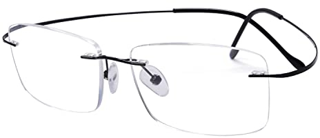 Eyekepper Titan randlose Lesebrille Leser Herren Schwarz +0.75