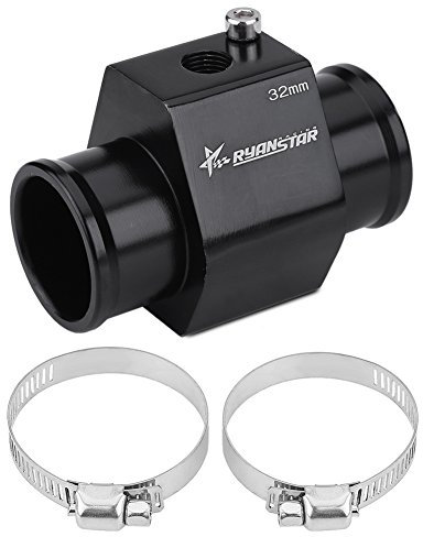 Qiilu Sonde Température De L'eau Tuyau Jauge Radiateur Durite Capteur Adapteur(32mm)