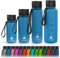 coolrhino Trinkflasche 650ml für Sport, Outdoor, Schule, Fitness & Kinder - Wasserflasche auslaufsicher und Bpa frei - Flasche für Kohlensäure geeignet (Rhino Blue, 650ml)