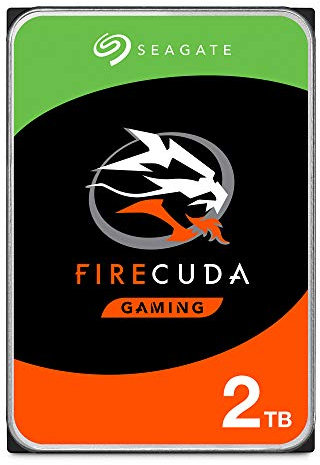 Seagate FireCuda, 2 TB, Unità ibrida SSD, Unità SATA da 6 GBit/s, 3,5 Cache da 64 MB Accelerata Flash, 3 anni di servizi Rescue (ST2000DX002)
