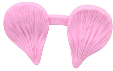 Weryffe 2 Stücke Pfingstrose Rose Floral Backform Blütenblatt Blatt Vene Form Blume Machen Kaugummi Paste Form Silikon Fondant Kuchen Dekorieren Tools (Rosa)