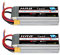 HRB 2pcs 6S Lipo Akku 1800mAh 50C 22.2V LiPo Batterie der Klasse A+ mit XT60 für RC Hubschrauber Flugzeug Autos LKW Buggy Truggy Multicopter Drones