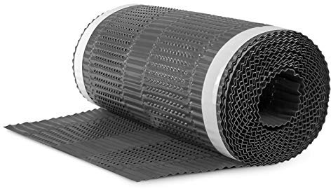 DQ-PP FIRSTBAND | Länge 5m | dRoll | Breite 300mm | Graphit RAL 7016 | plissiertes Aluminium | Selbstklebend | Dach Dachfirst Firstrolle First Rollfirst Band | Grat Gratrolle Gratband