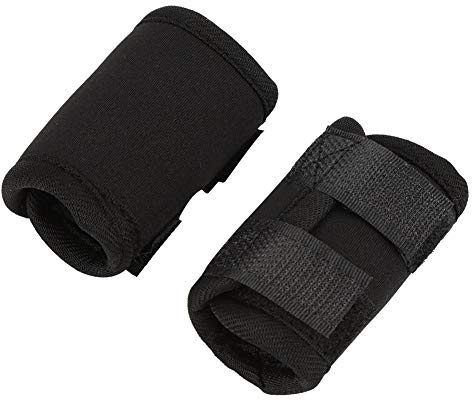 Hundebeinwickel, 1 Paar Haustier chirurgische Verletzungsbandage Flexibilität Hund Vorderbeine Wickel Hund Bein Bandage Hund Kniebandage Haustier für Hund (schwarz, S-Code)