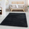Carpettex Hochflor Teppich Wohnzimmer Shaggy Flokati Modern Einfarbig 240 x 340 cm Anthrazit - Schlafzimmer Weich Flauschig Waschbar Küche Esszimmer - Langflor