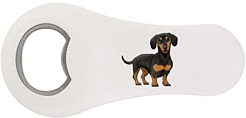 Azeeda 'Dachshund' Bottle Opener Fridge Magnet (BO00046053)