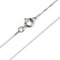 PRINS JEWELS 18 Karat 750 Gold Feine Panzerkette Weißgold Kette 1 mm Breit Länge wählbar. (60)