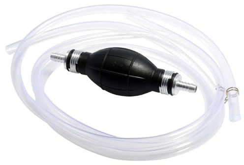 2EXTREME Handpumpe Notpumpe Absaugpumpe Umfüllpumpe für Wasser/Benzin/Heizöl/Diesel, kompatibel für Kfz universal wie Motorrad, Roller, Auto, Moped, Quad, LKW