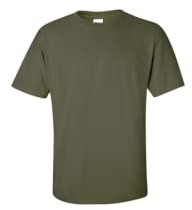 Gildan Blank Tee, (G500) Militarygreen