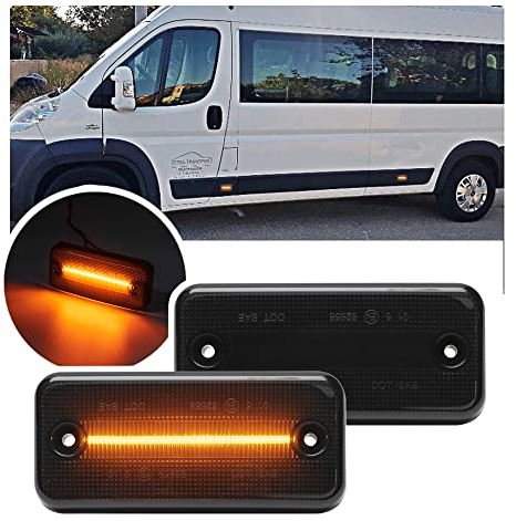 NSLUMO Ducato Seitenblinker Led Blinker Seitenmarkierung fur Fi.at Ducato Peugeot Boxer Citroen Jumper Relay Daily Box Van DAF LFXF CF Side Repeater Light 2pcs