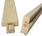 Jaswass 40,6 cm Holz Schubladenschienen, Holz Schublade Slide Bottom Mount Center, Holz Schublade Glides Rails Ersatzteil (4 Stück)