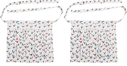 Mobestech 2 Stücke Kreative Henne Schürze Mit Taschen Jungen Und Mädchen Schürze Für Sammeln Küche Bauernhaus Zubehör