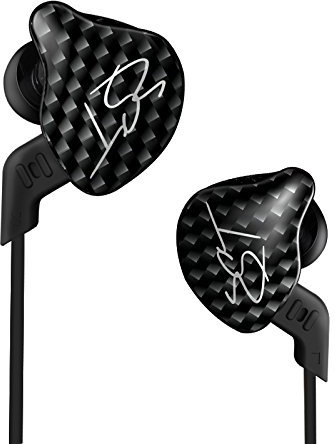 KINBOOFI KZ ZST - Auricolari in-ear con doppio driver ibridi bilanciati a colori, auricolari HiFi auricolari bassi (neri, senza microfono)