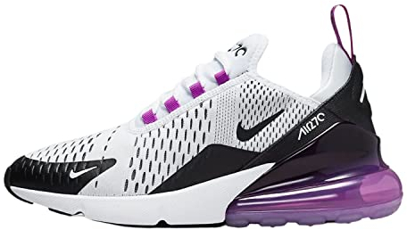 NIKE Scarpe da ginnastica basse da donna, Bianco/Nero-Fucsia Dream, 38 EU