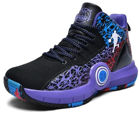 Ucilxi Chaussures de Basket - Ball antidérapantes et résistantes Hautes Chaussures de Sport légères et Confortables