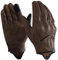Harssidanzar Herren Motorrad Handschuhe Winter Warm Goatskin Leder Fleece gefüttert Touchscreen Motorrad Handschuhe GM041EU, Braun, Größe XL