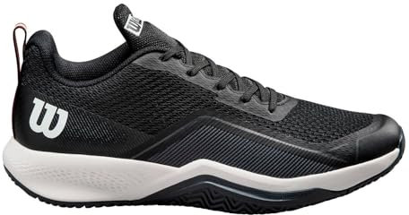 Wilson Rush Pro Lite, Tennis Shoe Hombre, Black/Ebony/White, 46 EU