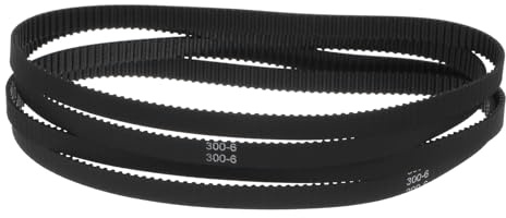 QUARKZMAN 4Stk 2GT Gummi Zahnriemen Gürtel Geschlossene Schleife Gummibänder 300-2GT-6 6mm Breite x 300mm Länge 3D Drucker Zahnriemen Gummizahnriemen Keilriemen Antriebsriemen