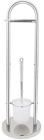 Soporte para Papel higiénico, Soporte para Papel higiénico, Soporte para escobilla de baño, Combo de baño, Estante de Almacenamiento de Papel de Acero Inoxidable (tamaño: 8.1 x 25.