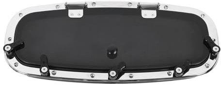 Fabater Marine Deck Porthole Window, Versatile Tempered Glass Boat Opening Porthole with Switch Handle for Yacht