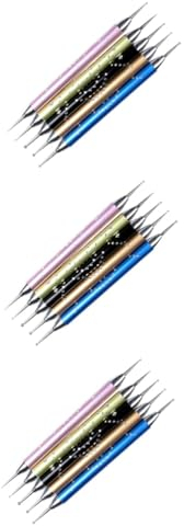 DIYEAH 15 Stk Musterverfolgungsstift Werkzeug Kuchen Dotting Stift Prägestift Punktstift Rostfreier Stahl