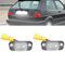 BHZNGD 3528 SMD-Kennzeichenleuchten, 2 Stück, weiß, 6000 K, wasserdicht, Kennzeichenleuchten, kompatibel mit VW Golf 2 1983-1992, Jetta 2 1984-1991, für S/eat T/oledo I 1991-1999, Ersatz: 191943167