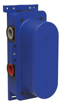 TRES 20785001 THERM-BOX Caja Empotrada de 2 Vías Para Grifo Termostático Ducha y Bañera