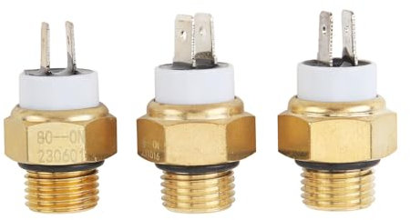 Kühlmitteltemperatursensor, Kühlmitteltemperatursensor, Kuuleyn 3PCS Motorkühler-Kühlmittellüfter-Temperatursensorschalter M16x1,5 mm Wassertemperaturschalter für Cb250 Cb600