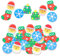 24 Stück Weihnachts Mini Radiergummis für Kinder, niedliche Bleistift Radiergummis, Weihnachtsthema Cartoon Radiergummi, kleine Weihnachtsmann Radiergummis, Weihnachten, Party, Gastgeschenke