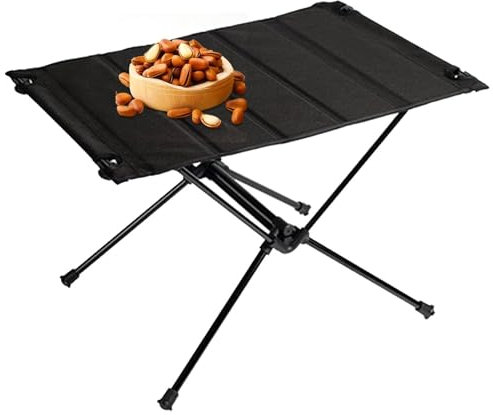 Pokronc Mesa de picnic portátil, mesa de campamento portátil al aire libre, mesa plegable resistente con bolsa de transporte para playa, barbacoa, viajes, patio, picnic