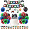 Gaming Birthday Party Kit - Video Gamer Decor Set with Balloons, Banner, Hanging Swirls & Cake Toppers, Birthday Party Supplies for Boys, Teens | Ultimate Boys Electronic Gaming Theme Party Decoration