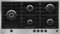 De Dietrich DPE4929XF, Piano cottura a gas Platinum, Inox/black
