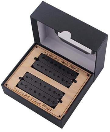 Pastillas de guitarra Pastilla humbucker para guitarra de 8 cuerdas mástil y puente